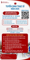 tuyển sinh thạc sĩ đợt 4 năm 2025