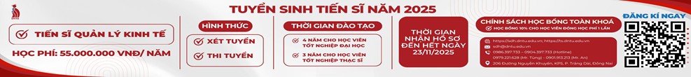 TUYỂN SINH TRÌNH ĐỘ THẠC SĨ